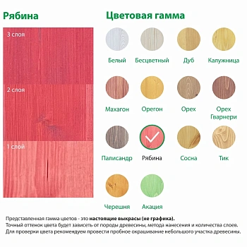 картинка Текстурол ТИКСО Рябина 3л деревозащитное средство от магазина Кубатура