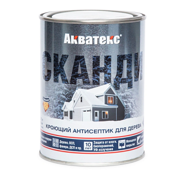 картинка Кроющий антисептик Акватекс Сканди Фьорд 0.75л от магазина Кубатура