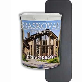 картинка Красковар Антисептик кроющий 2л (RAL 7024 графит) от магазина Кубатура
