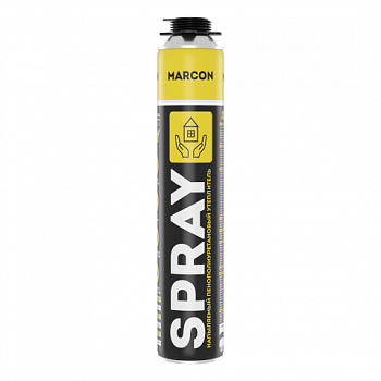 картинка Напыляемый утеплитель MARCON SPRAY пенополиуретановый 800 мл от магазина Кубатура